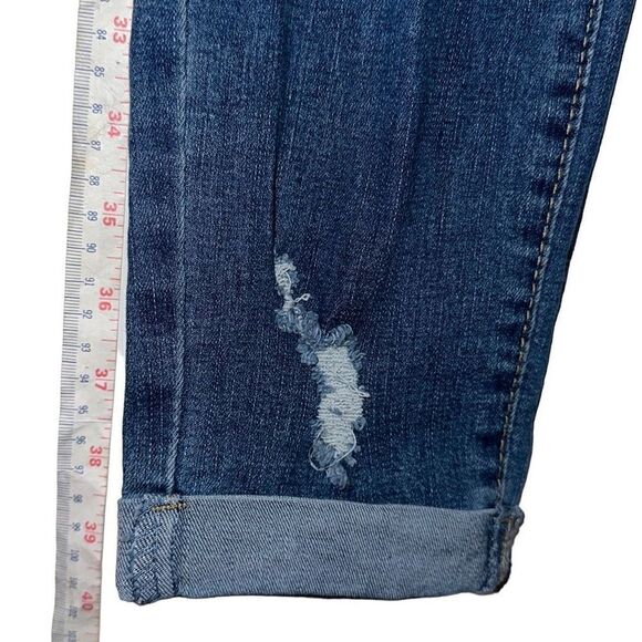 Shein Ladies Size 30 Denim whisker Wash Ripped Distressed Skinny Jeans Pants - Picture 9 of 9